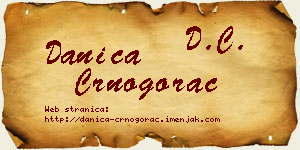 Danica Crnogorac vizit kartica